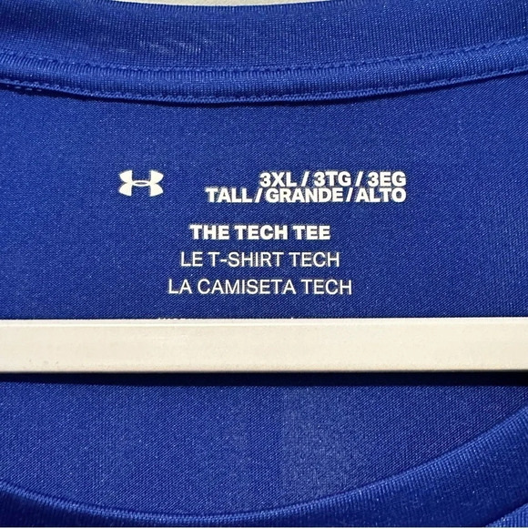 Under Armour Men's 3XL Royal Blue Athletic Shirt - Picture 4 of 4
